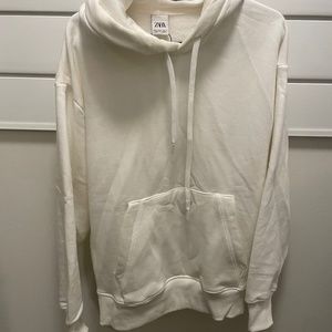 Zara White Hoodie